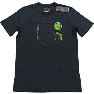 Under Armour The Hulk Avengers Black T Shirt Mens Medium New $35 MSRP
